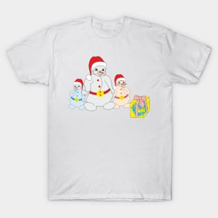 Snowman family T-Shirt